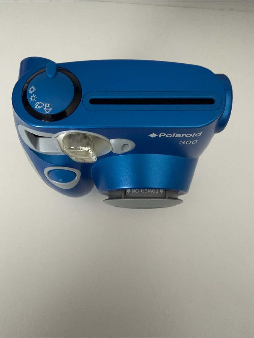 Polaroid 300 Instant Camera - Metallic Blue and Light Gray - Picture 4 of 5